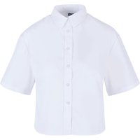 Urban Classics Kurzarmhemd - Ladies Oversized Shirt - XS bis 3XL - für Damen - Größe L - weiß von Urban Classics