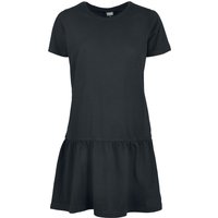 Urban Classics Kurzes Kleid - Ladies Valence Tee Dress - XS bis 5XL - für Damen - Größe M - schwarz von Urban Classics