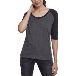 Urban Classics Ladies - 3/4 RAGLAN Longsleeve Top Shirt von Urban Classics