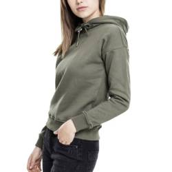 Urban Classics Ladies - BASIC Fleece Sweatshirt Hoody von Urban Classics