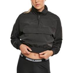 Urban Classics Ladies - Crinkle Pull Over Windbreaker Jacke von Urban Classics