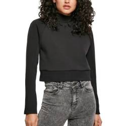 Urban Classics Ladies - Interlock Short Turtleneck Pullover von Urban Classics