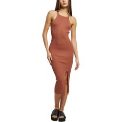 Urban Classics Ladies - Midi Rippenstrick Kleid von Urban Classics