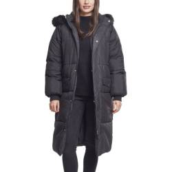 Urban Classics Ladies - Oversized Kunstpelz Puffer Mantel von Urban Classics