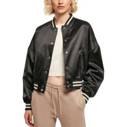 Urban Classics Ladies - Oversized Satin College Varsityjacke von Urban Classics