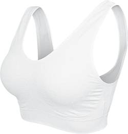 Urban Classics Ladies Pads Sport Bra Frauen BH weiß 3XL von Urban Classics