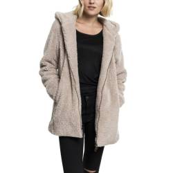 Urban Classics Ladies - SHERPA Long Hoody Winterjacke von Urban Classics