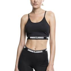 Urban Classics Ladies - SPORTS BRA schwarz von Urban Classics