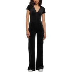 Urban Classics Ladies - Velvet Jumpsuit schwarz von Urban Classics