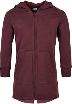 Urban Classics Mädchen UCK1075-Girls Sweat Parka Jacke, Redwine, 122/128 von Urban Classics