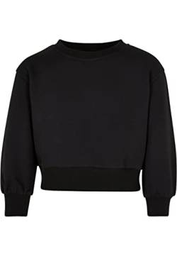 Urban Classics Mädchen UCK4025-Girls Oversized Crewneck Sweatshirt, Black, 158/164 von Urban Classics