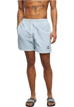 Urban Classics Men's Block Swim Shorts Badehose, summerblue, 3XL von Urban Classics