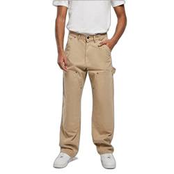 Urban Classics Men's TB5522-Double Knee Carpenter Trouser Pants, unionbeige, 31 von Urban Classics