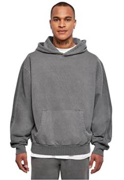 Urban Classics Men's TB4955-Heavy Terry Garment Dye Hoody Sweatshirt, darkshadow, XL von Urban Classics