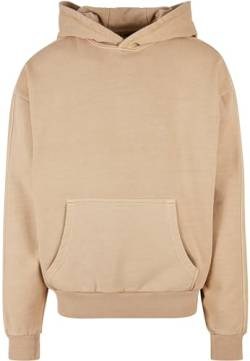 Urban Classics Men's Heavy Terry Garment Dye Hoody Sweatshirt, unionbeige, L von Urban Classics