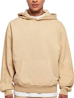 Urban Classics Men's Heavy Terry Garment Dye Hoody Sweatshirt, unionbeige, XXL von Urban Classics