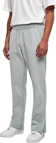 Urban Classics Men's TB4957-Heavy Terry Garment Dye Slit Sweatpants Pants, summerblue, XL von Urban Classics