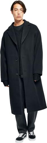 Urban Classics Men's TB5541-Long Coat Mantel, Black, XXL von Urban Classics