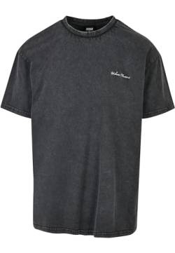Urban Classics Men's Oversized Small Embroidery Tee T-Shirt, Black, XXL von Urban Classics