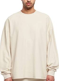 Urban Classics Men's TB4926-Rib Terry Boxy Crew Sweatshirt, softseagrass, M von Urban Classics