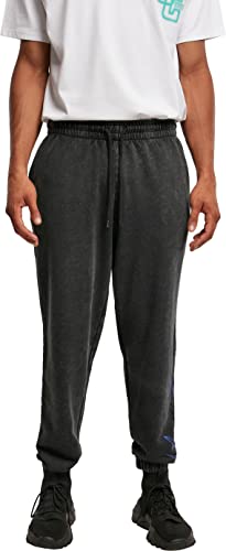 Urban Classics Men's Script Logo Sweatpants Trainingsanzug, Black, L von Urban Classics