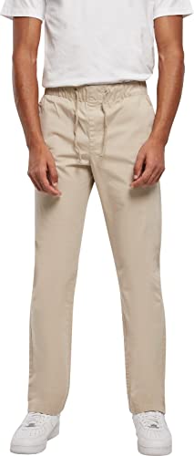 Urban Classics Men's Straight Slit Trouser Pants, softseagrass, M von Urban Classics