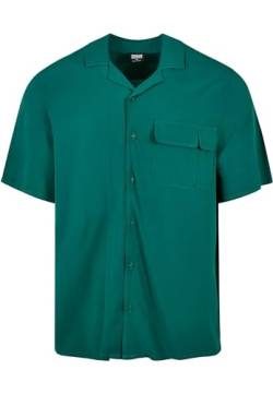 Urban Classics Men's TB4916-Viscose Camp Shirt Hemd, Green, XXL von Urban Classics