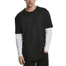 Urban Classics - Oversized Double Layer Longsleeve Shirt von Urban Classics