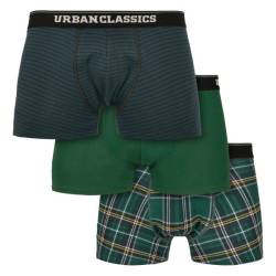 Urban Classics - PLAID Boxer Shorts 3er Pack von Urban Classics