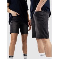 Urban Classics Relaxed Fit Jeans Shorts black washed von Urban Classics