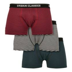 Urban Classics - STRIPES Boxer Shorts 3er Pack von Urban Classics