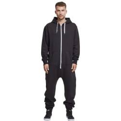 Urban Classics - SWEAT Jump Suit schwarz / weiß von Urban Classics