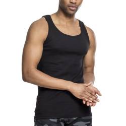 Urban Classics - Seamless Tank Top 2er Pack schwarz von Urban Classics