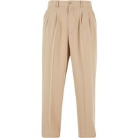 Urban Classics Stoffhose - Wide Fit Pants - W31L32 bis W38L34 - für Männer - Größe W34L34 - sand von Urban Classics