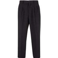 Urban Classics Stoffhose - Wide Fit Pants - W31L32 bis W38L34 - für Männer - Größe W36L34 - schwarz von Urban Classics