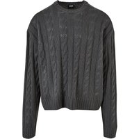 Urban Classics Strickpullover - Boxy Sweater - M bis XXL - für Männer - Größe XL - grau von Urban Classics