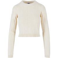 Urban Classics Strickpullover - Ladies Check Knit Sweater - XS bis XL - für Damen - Größe L - sand von Urban Classics