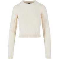 Urban Classics Strickpullover - Ladies Check Knit Sweater - XS bis XL - für Damen - Größe XS - sand von Urban Classics