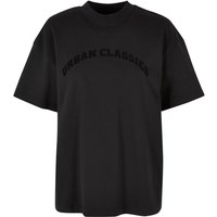 Urban Classics T-Shirt - Ladies Oversized Flock Tee - XS bis L - für Damen - Größe S - schwarz von Urban Classics