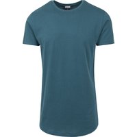 Urban Classics T-Shirt - Shaped Long Tee - S bis 5XL - für Männer - Größe XXL - petrol von Urban Classics