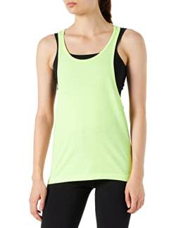 Urban Classics TB462 Damen Sport T-Shirt Ladies Loose Burnout Tanktop gelb (Neonyellow) Small von Urban Classics