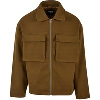 Urban Classics Übergangsjacke - Big Pocket Blouson - S bis XXL - für Männer - Größe L - oliv von Urban Classics