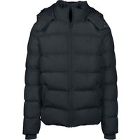 Urban Classics Übergangsjacke - Hooded Puffer Jacket - 4XL - für Männer - Größe 4XL - schwarz von Urban Classics