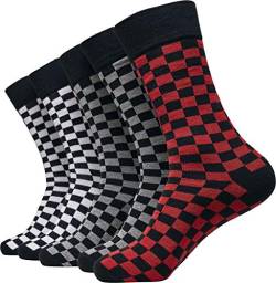 Urban Classics Unisex Check 5-Pack Socken, blk/h.Grey/wht, 39-42 von Urban Classics