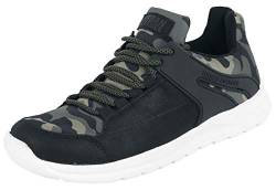 Urban Classics Unisex-Erwachsene Trend Hohe Sneaker, Mehrfarbig (Olivecamo/Blk/Wht) von Urban Classics