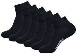 Urban Classics Unisex High Sneaker 6-Pack Socken, Black, 35-38 von Urban Classics