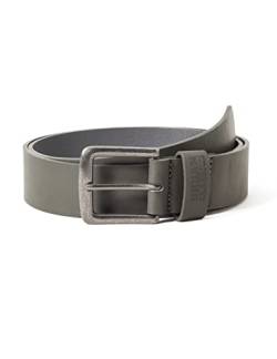 Urban Classics Unisex Leather Imitation Belt Gürtel, Darkgrey, S (100 cm Länge) von Urban Classics