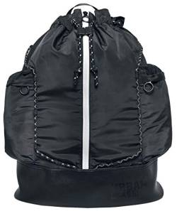 Urban Classics Unisex Light Weight Hiking Backpack Rucksack, Black/White von Urban Classics