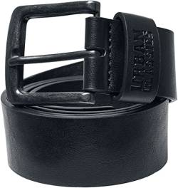 Urban Classics Unisex Recycled Imitation Leather Belt Gürtel, Black, L/XL von Urban Classics