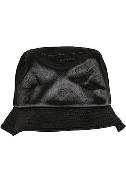 Urban Classics Unisex Satin Bucket Hat Hut, Black, one Size von Urban Classics
